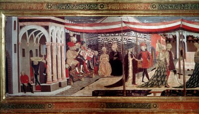 Rönesans Düğün Töreni Cassone Adımari