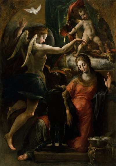 Duyuru. by Girolamo Mazzola Bedoli