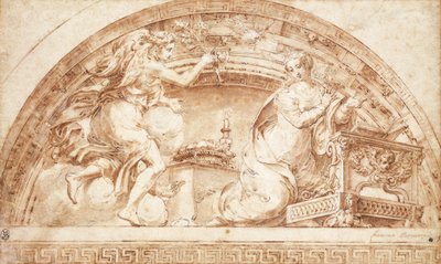 Müjde: Bir Lunette için Bir Tasarım, by Girolamo Mazzola Bedoli