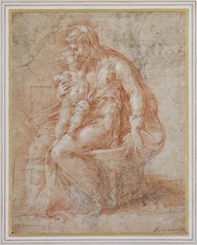 Madonna ve Çocuk by Girolamo Mazzola Bedoli