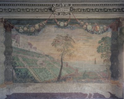 Özgün tasarıma dayalı villa görünümü, Çeşme Salonu by Girolamo Muziano