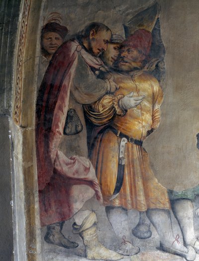 Birbiriyle konuşan iki adam, Girolamo Romanino