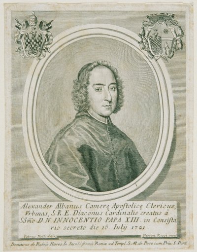 Kardinal Alessandro Albani by Girolamo Rossi