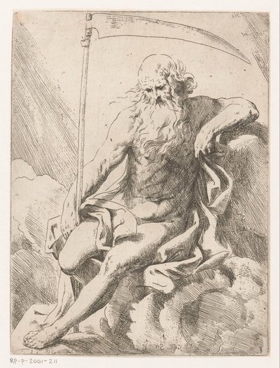 tırpan ile Satürn by Girolamo Scarselli