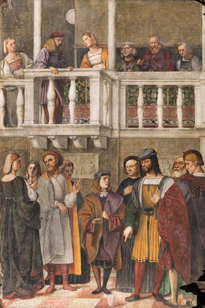 Cam Mucizesi, Azizler Okulu, Aziz Anthony Bazilikası (Aziz Bazilikası), Padua, İtalya by Girolamo Tessari