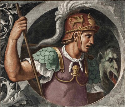 Aziz George par Girolamo da Carpi (1501-1556). Fresk, boyut: 78x91, Ulusal Resim Galerisi, Ferrara by Girolamo da Carpi