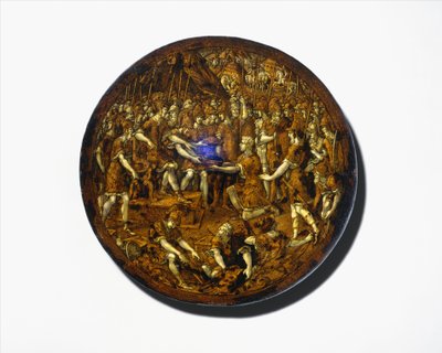 Shield, İtalyanca, muhtemelen Bologna, yak. 1535. by Girolamo da Treviso