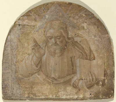 Sağ Eli Bereketle Kalkmış Baba Tanrı by Girolamo dai Libri