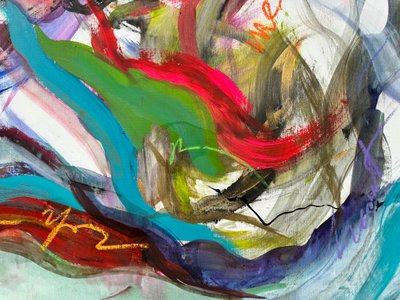 Karışık Duygular (tuval üzerine akrilik) by Gisela Gaffoglio