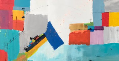 Neden Olmasın (tuval üzerine akrilik) by Gisela Gaffoglio