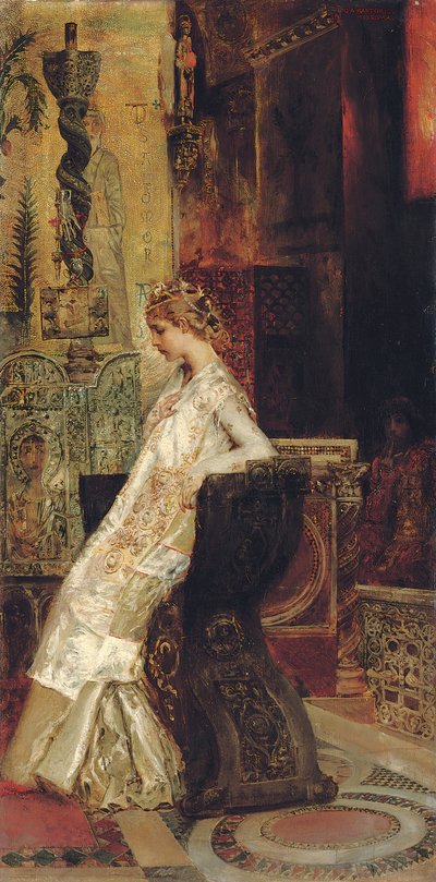 Kutsal aşk by Giulio Aristide Sartorio