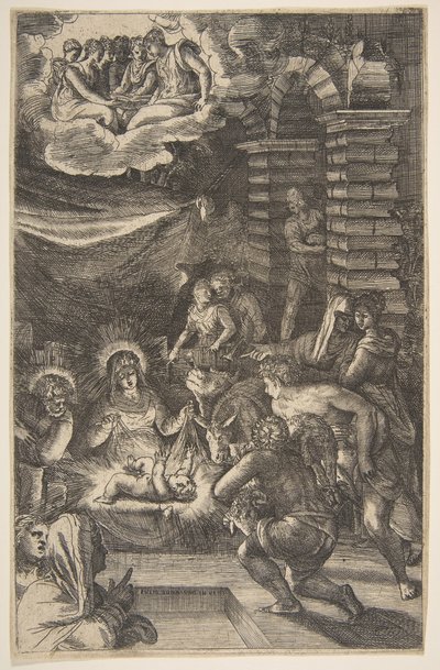 Hayranlık, ca. 1550-65. by Giulio Bonasone