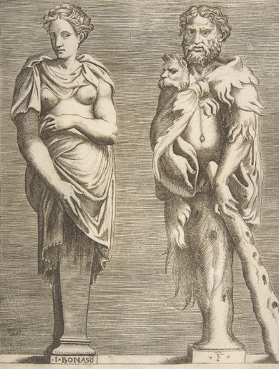 Herkül ve Deianira Şartları, yak. 1531-76., yakl. 1531-76. by Giulio Bonasone