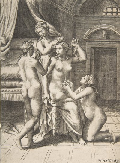 Bakılan merkezde oturan Psyche