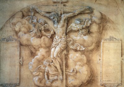 Çarmıha Gerilme, 1547. by Giulio Campi
