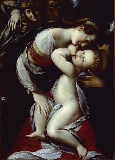 Meleklerle Bakire ve Çocuk, c.1610 by Giulio Cesare Procaccini