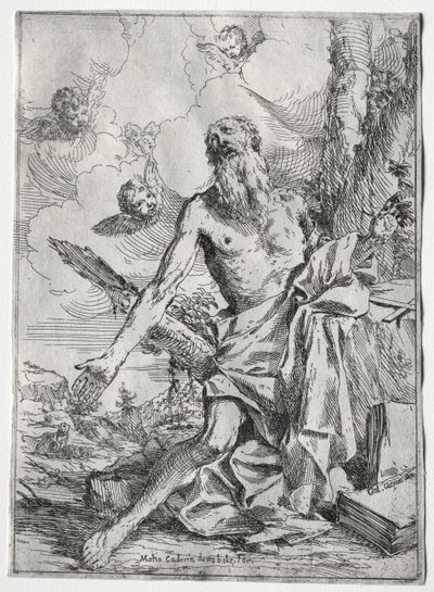 Aziz Jerome. by Giulio I Carpioni