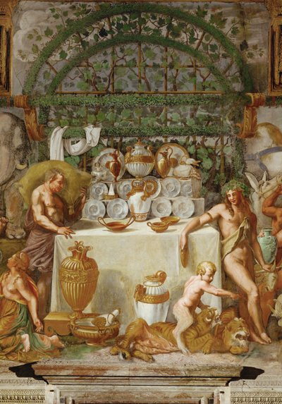 Bacchanalia (taze) by Giulio Romano