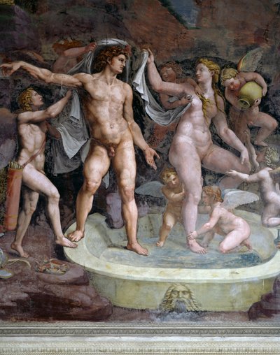 Mars ve Venüs Banyosu, Giulio Romano (1499-1546), Aşk Tanrısı ve Ruh Odası