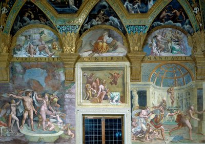 İlahi Aşkların Tasvirleri, Sala di Psiche by Giulio Romano