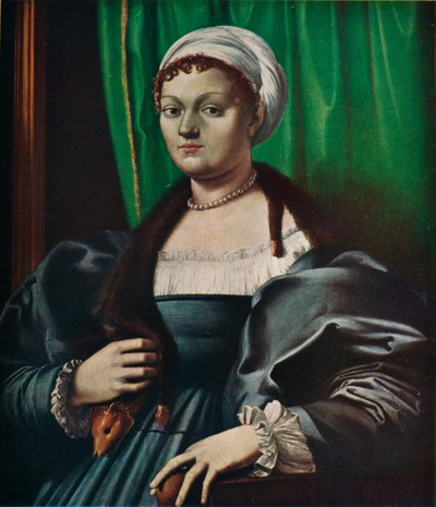 Bir bayanın portresi, 16. yüzyıl by Giulio Romano