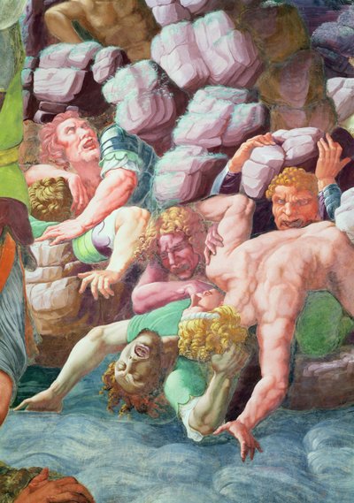 Sala dei Giganti, devlerin Jüpiter yıldırımları tarafından yok edilmesinin detayı, 78482