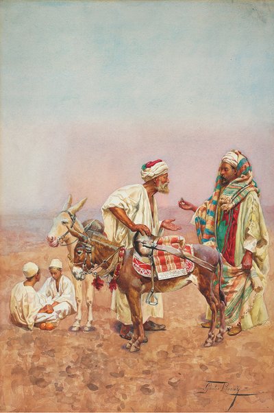 Çölde Yolculuk İçin Bir Dirhem by Giulio Rosati