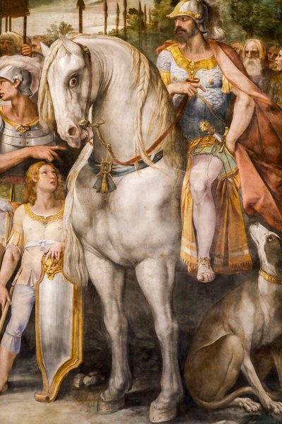 Horatii ve Curiatii arasındaki savaş (detay) by Giuseppe (1568 1640) Cesari