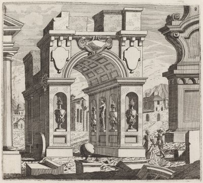 Zafer Takı ile Mimari Fantezi by Giuseppe Antonio Landi