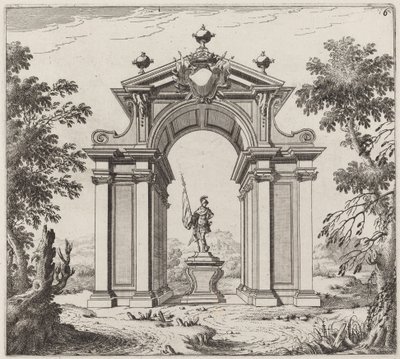 Manzaradaki Zafer Takı by Giuseppe Antonio Landi