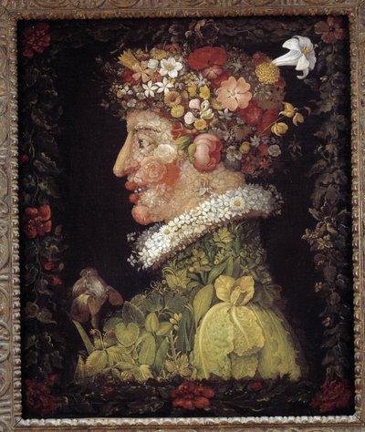 Bahar. Mevsimler hakkında alegori. Giuseppe Arcimboldo