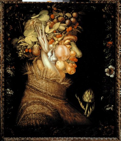 Yaz (tuval üzerine yağlı boya by Giuseppe Arcimboldo