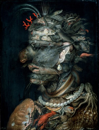 Sulu Boya Giuseppe Arcimboldi (Arcimboldo) (1527-1593) 1566 Dim. 66,5x51 cm Viyana, Sanat Tarihi Müzesi by Giuseppe Arcimboldo