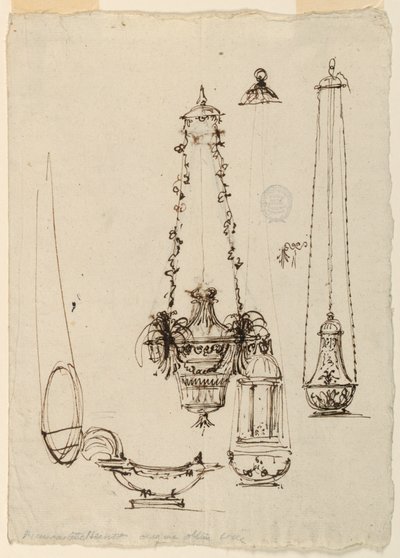 Altar Lambaları, Buhurdanlar, Tütsü Botu by Giuseppe Barberi