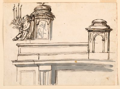 Altar Mensa için Tasarımlar by Giuseppe Barberi