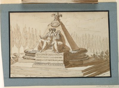Mimar Filipp del Rosso için Kabir Anıtı by Giuseppe Barberi