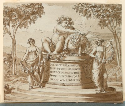 Şair Tagerini için Kabir Anıtı by Giuseppe Barberi