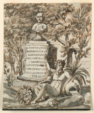 Keşiş Bonafede için Kabir Anıtı by Giuseppe Barberi