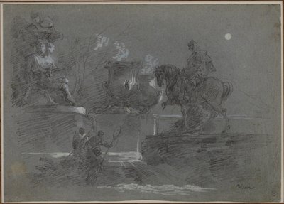Mehtaplı Parkta Anıtsal Heykel by Giuseppe Bernardino Bison