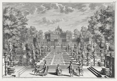 Johann Andreas Pfeffel (1674-1748) tarafından oyulmuş Architectus Theatralis Primarius