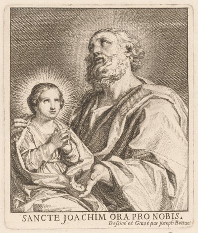 Aziz Joachim ve Bebek Bakire Meryem by Giuseppe Bottani
