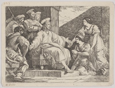 İsa oturmuş vaaz veriyor, 1766. by Giuseppe Cades