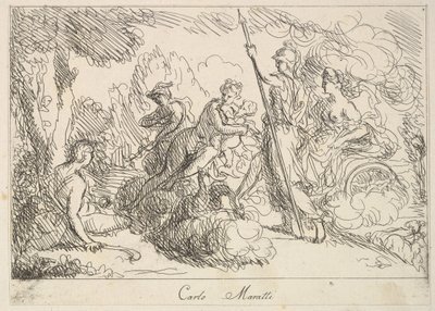 Bir Manzarada Tanrılar ve Tanrıçalar, 1740-1802. by Giuseppe Canale