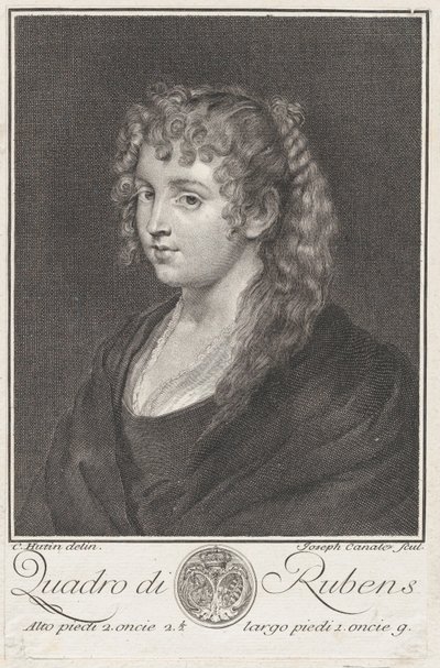 Genç bir kadının portresi, ca. 1745-76. by Giuseppe Canale