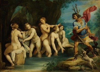 Diana ve Actaeon by Giuseppe Cesari