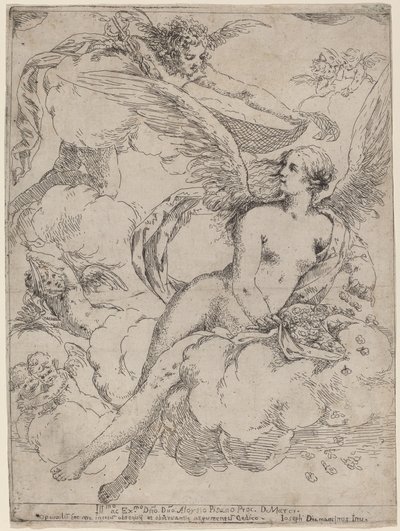 Flora ve Merkür by Giuseppe Diamantini