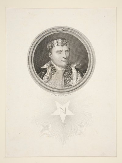 Napolyon İtalya Kralı olarak by Giuseppe Longhi