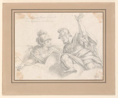 İki Romalı Asker Konuşuyor by Giuseppe Longhi