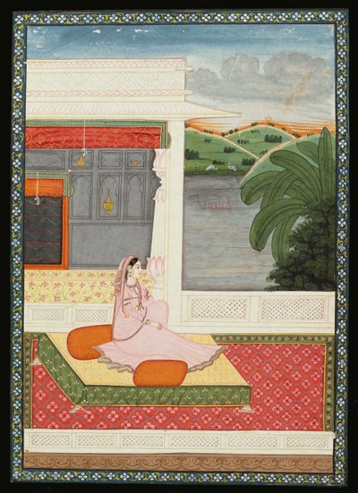 Yalnız Bir Kadın Sevgilisinden Haber Bekler, 1800 dolayları by Giuseppe Maggiolini