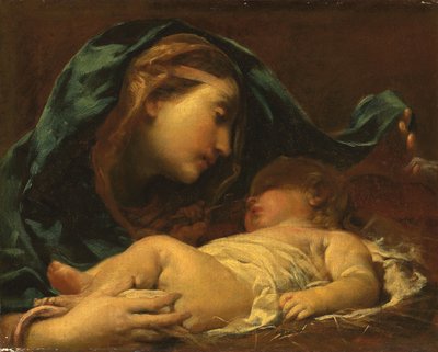 madonna ve çocuk by Giuseppe Maria Crespi